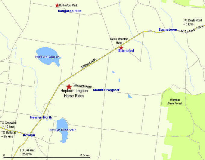Hepburn Lagoon Trail Rides MAP Hepburn Lagoon Trail Rides MAP